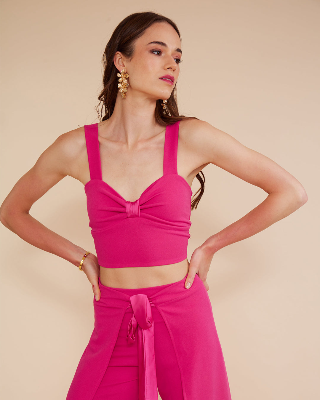 Top Begoña Fucsia